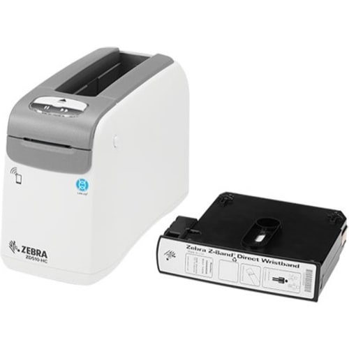 Zebra ZD510-HC Direct Thermal Printer - Monochrome - Portable - Wristband Print - USB - Bluetooth - Wireless LAN - 21.97""
