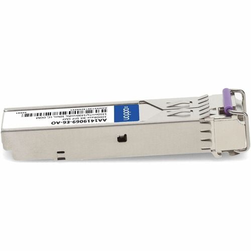 AddOn AA1419069-E6-AO SFP (mini-GBIC) - 1 x LC 1000Base-XU LAN - For Data Networking - Optical Fiber - Single-mode - Gigab