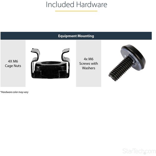 StarTech.com 1U Server Rack Cabinet Shelf - Fixed 16" Deep Cantilever Rackmount Tray for 19" Data/AV/Network Enclosure w/c
