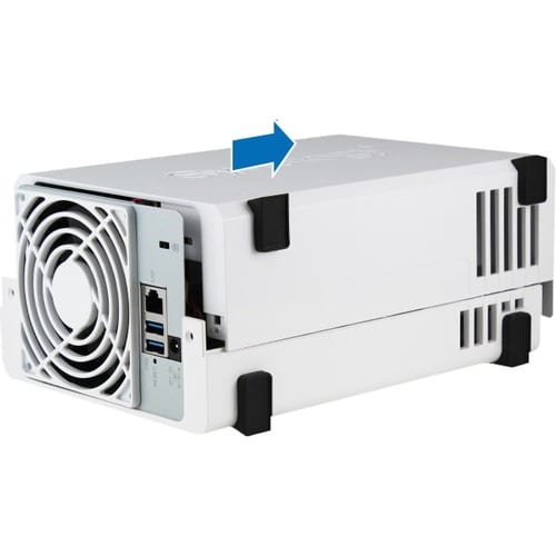 Sistema di memorizzazione SAN/NAS Synology DiskStation DS220J - 2 x Vani totali RTD1296 Quad core (4 Core) 1,40 GHz - 512 
