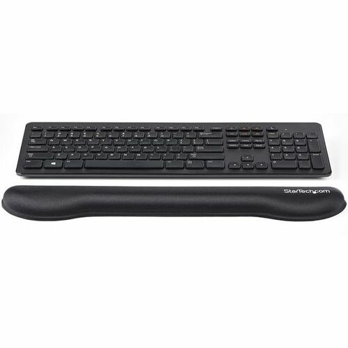 StarTech.com Wrist Rest - 25.4 mm x 71.9 mm x 459.7 mm Dimension - Black - Plastic, Foam, Mesh Fabric, Gel - Anti-slip - 1