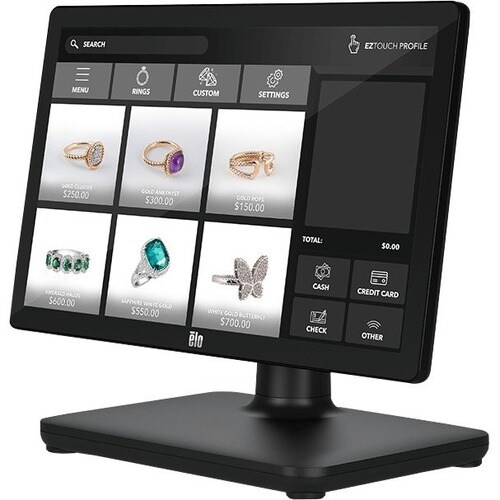 Elo EloPOS E560404 POS Terminal - Core i5 3.50 GHz - 8 GB DDR4 SDRAM 256 GB M.2/SATA - 54.6 cm (21.5") TFT Touchscreen UHD