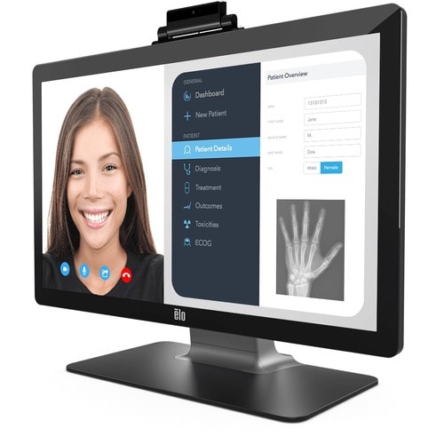 Elo Edge Connect Webcam - 8 Megapixel - Black - USB 2.0 - 1920 x 1080 Video - Auto-focus - Microphone - For POS System