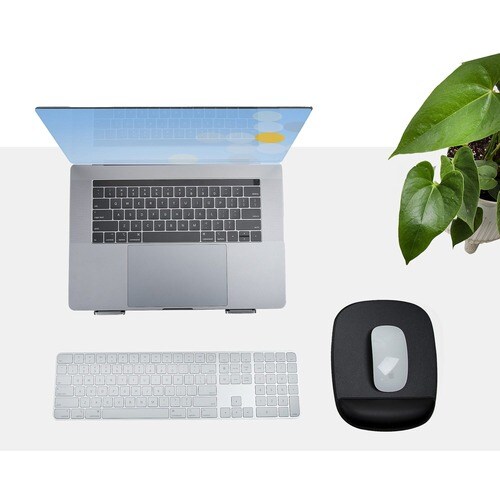 StarTech.com B-ERGO-MOUSE-PAD Mouse Pad - 20.3 mm x 180.3 mm x 228.6 mm Dimension - Black - Computer