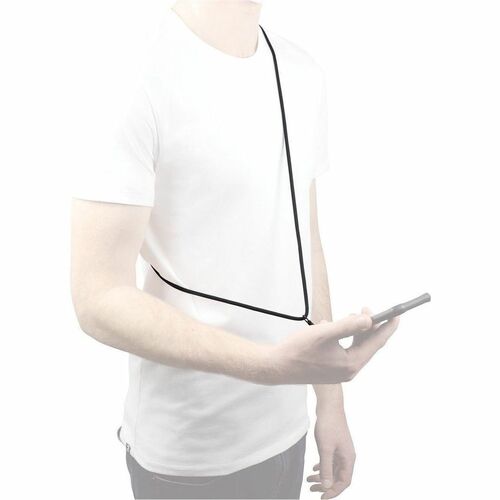 MOBILIS Adjustable Phone Strap - Hook Attachment - Black