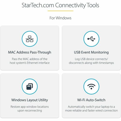 StarTech.com USB C Multiport Adapter-Docking Station, USB-C auf DP Alt/4k HDMI/VGA, Dual Monitor Laptop Dockingstation, 10