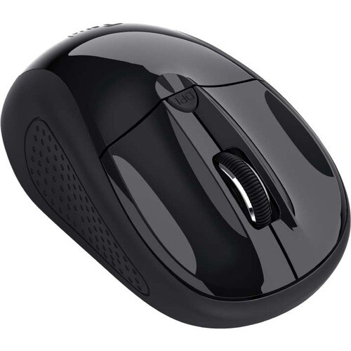 Trust Mouse - Radio Frequency - USB 1.0 - Optical - 4 Button(s) - Black - Wireless - 2.40 GHz - 1600 dpi - Scroll Wheel - 