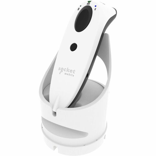 Socket Mobile SocketScan S720 Handheld Barcode Scanner - Wireless Connectivity - White - 1D, 2D - LED - Linear - Bluetooth