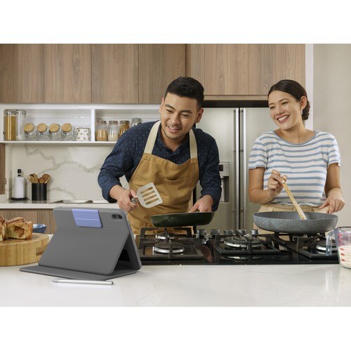 Housse/Clavier Logitech Rugged Folio Durci - Folio Style Apple, Logitech iPad (10e génération) Tablette - Gris basalte - R