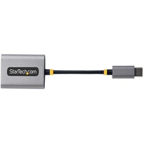 StarTech.com Audio Adapter - 1 - 1 x 24-pin USB 2.0 Type C - Male - 2 x Mini-phone Stereo Audio - Female - Aluminium Conne