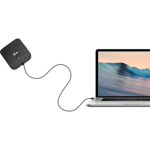 i-tec USB 3.2 Gen 1 (3.1 Gen 1) Type-C Docking Station for Notebook, Smartphone, Monitor, Tablet - 100 W - Black - 3 Displ