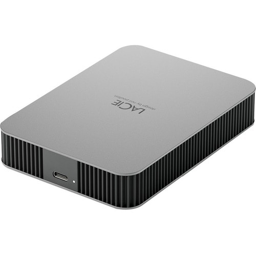 LaCie Mobile Drive Secure Tragbar Festplatte - 3,5" Extern - 4 TB - Grau - USB 3.2 (Gen 1) Typ C - 7200U/Min