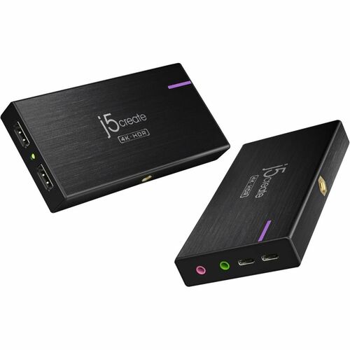 j5create JVA14 Spielaufnahmegerät - Schwarz - Funktionen: Videospiel-Streaming, Videospiel-Aufzeichnung, Videospiel-Aufnah