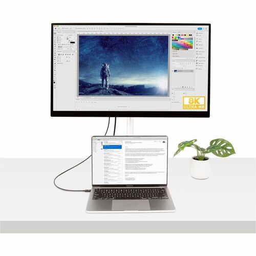 StarTech.com 91.44 cm Thunderbolt 4 A/V Cable - 1 - Cable for Audio/Video Device, Notebook, MacBook - First End: 1 x Thund