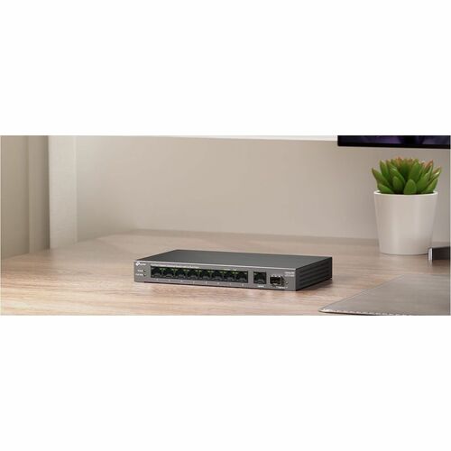 10-PORT GIGABIT DESKTOP SWITCH WITH 8-PORT POE+