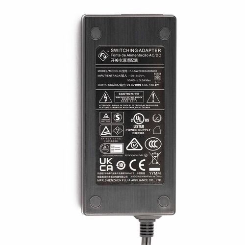 StarTech.com 160W Universal DC Power Adapter/Netzteil 24V/6.6A, Klemmleiste, AC/DC Externe Stromversorgung für industriell