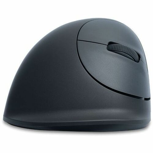 R-Go Basic Vertical Mouse Mouse - Bluetooth/Radio Frequency - USB Type C - Optical - 3 Button(s) - Grey - PC, Mac - Wirele