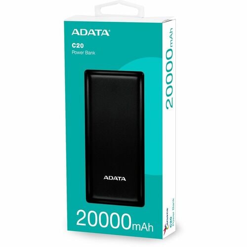 Vista 6 de POWER BANK ADATA C20 20.000 mAh NEGRA