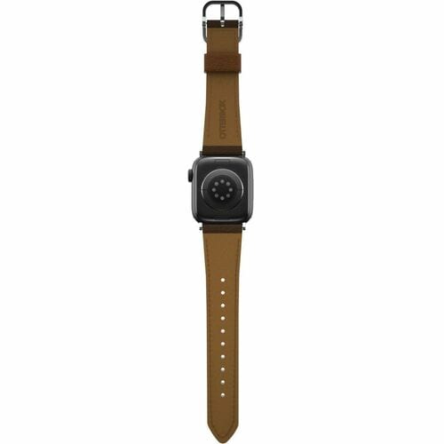 OtterBox Adjustable Smartwatch Band - Buckle Attachment - Rich Adobe - Cactus Leather, Polyurethane