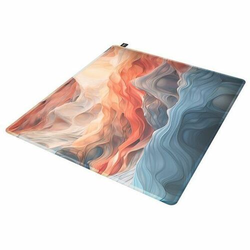 Tapis de souris de jeu XTRFY GP5 - Moyenne - 270 mm x 320 mm x 3 mm Dimension - Bleu - Caoutchouc - Ne s'effiloche pas, Ne