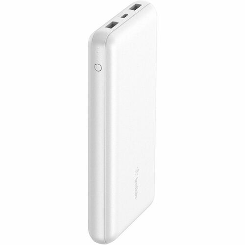 Belkin 20,000mAh, 15W Fast Charging Durable Power Bank, White