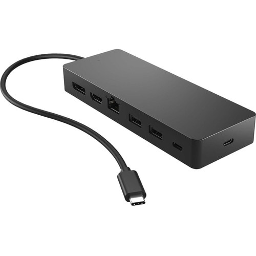 HP USB Type C Docking Station for Notebook, Desktop PC - Memory Card Reader - microSD, SD - USB Type-C - 1 x RJ-45 Ports -
