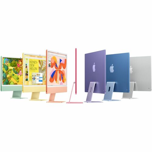 iMac - 4,5K Retina Display - Apple M4 Chip mit 10?Core CPU, 10?Core GPU, 16?Core Neural Engine - 16 GB gemeinsamer Arbeits