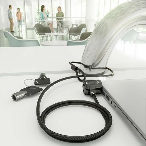 SECURITY CABLE LOCK KEY PC MONITOR LAPTOP 1.5M