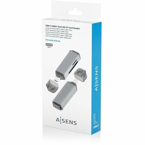 CARD READER SD MICROSD MMC RS-MMC MMC MICRO USB-A GREY