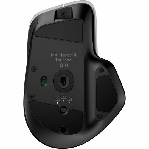 Logitech MX Master 4 for Mac Maus - Bluetooth - USB-Typ C, USB Typ-A - Darkfield - 8 Taste(n) - Schwarz - Kabellos - 10 m 