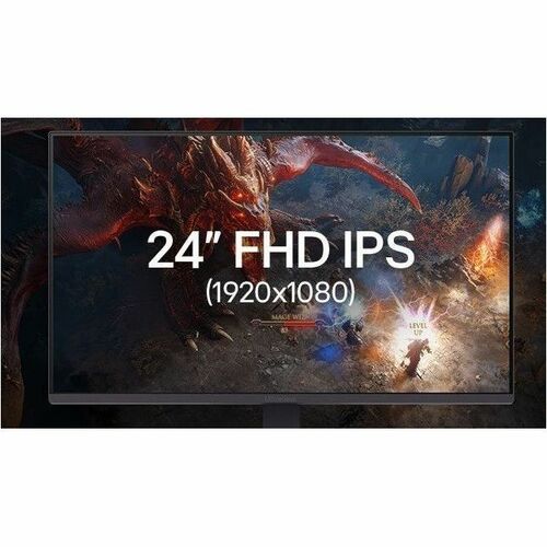 LG UltraGear 24G411A-B 24.0" (61.0 cm) Class Full HD Gaming LCD Monitor - 16:9 - 23.8" (60.5 cm) Viewable - In-plane Switc