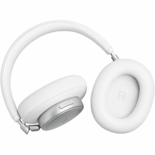 JBL Live 780NC Wired/Wireless Over-the-head, Over-the-ear Stereo Headset - White - Binaural - Circumaural - Bluetooth - 32