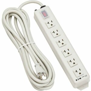 Eaton Tripp Lite Series Power It! 6-Outlet Power Strip, 15 ft. (4.57 m) Cord, 5-20P Plug, Metal Housing - NEMA 5-20P - 6 N