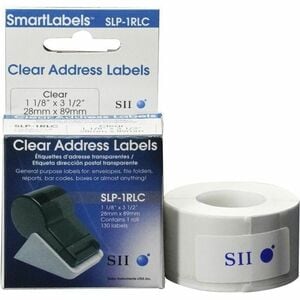 Seiko Clear Address Labels - Perfect for Address Labels on Envelopes, Office Mailings, Invitations, Christmas Cards and more.