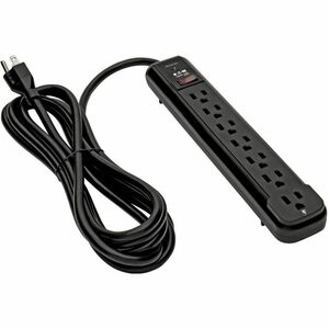 Tripp Lite Protect It! TLP712B 7-Outlet Surge Suppressor, 12' Cord, Black - 7 x NEMA 5-15R - 1.80 kVA - 1080 J - 120 V AC 