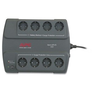 APC by Schneider Electric Back-UPS BE400-GR Standby-UPS - 400 VA/240 W - Desktop - 16 Stunde(n) Recharge