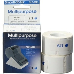Seiko SmartLabel SLP-MRL Multipurpose Label - Perfect Rectangle Label designed for many applications.