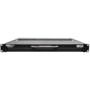 Tripp Lite by Eaton NetCommander 16-Port Cat5 KVM over IP Switch - 19 in. LCD, 1 Remote + 1 Local User, 1U Rack-Mount, TAA