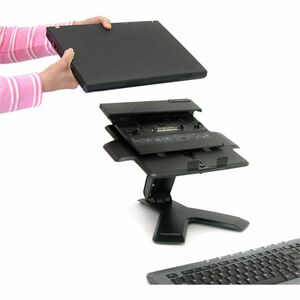 Ergotron Neo-Flex Notebook Lift Stand - 6.35 kg Load Capacity - Black - For Notebook, Projector - Lift Mechanism, Ergonomi
