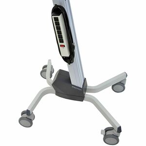 Ergotron Neo-Flex Computer Trolley - 11.79 kg Load Capacity - 4 Casters - Aluminium - Two-tone Grey, Two-tone Grey - 55.9 