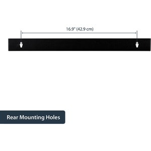 StarTech.com 1U 19in Hinged Wallmounting Bracket for Patch Panel - Wall-mount a patch panel or network switch while provid