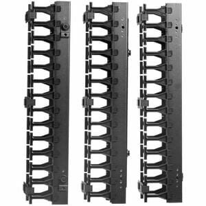 Eaton Tripp Lite Series SmartRack 3-in. (7.62 cm) Wide High Capacity Vertical Cable Manager - Double finger duct - Cable M