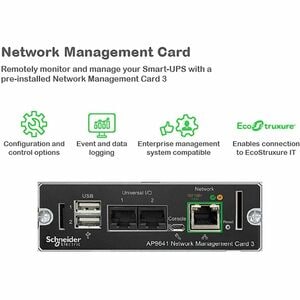 APC Smart-UPS SMX3000RMHV2UNC Line-interactive USV - 3 kVA/2,70 kW - 2U Rack/Turm - 3 Stunde(n) Aufladen - 6 Minute(n) Sta