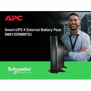 APC by Schneider Electric SMX120RMBP2U Externer Akkupack - 120 V Gleichstrom - Bleisäure - Hot-Swap - 3 Jahr(e) Mindest-Ba