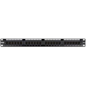TRENDnet TC-P24C6 24 Port(s) Network Patch Panel - 24 x RJ-45 - 24 x RJ-11 - 19" Wide
