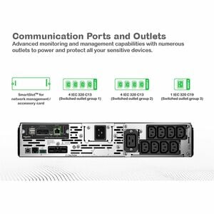 APC Smart-UPS SMX3000RMHV2U Line-interactive UPS - 3 kVA/2.70 kW - 2U Rack/Tower - 3 Hour Recharge - 6 Minute Stand-by - 2