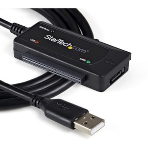 StarTech.com USB 2.0 to SATA/IDE Combo Adapter for 2.5/3.5" SSD/HDD - Replaced by USB3SSATAIDE - Quickly and easily connec