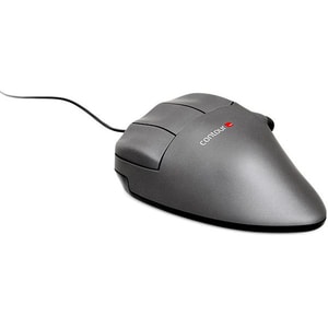 Contour CMO-GM-M-L Mouse - Optical - Cable - Gunmetal Gray - USB - Scroll Wheel - 5 Button(s) - Left-handed Only GRAY WITH