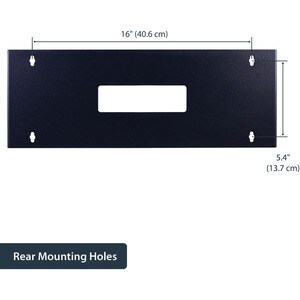 StarTech.com 4U 19in Hinged Wallmounting Bracket for Patch Panel - Wall-mount a patch panel or network switch while provid