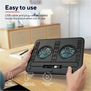 Trust 17866 Cooling Stand - 2 Fan(s)
